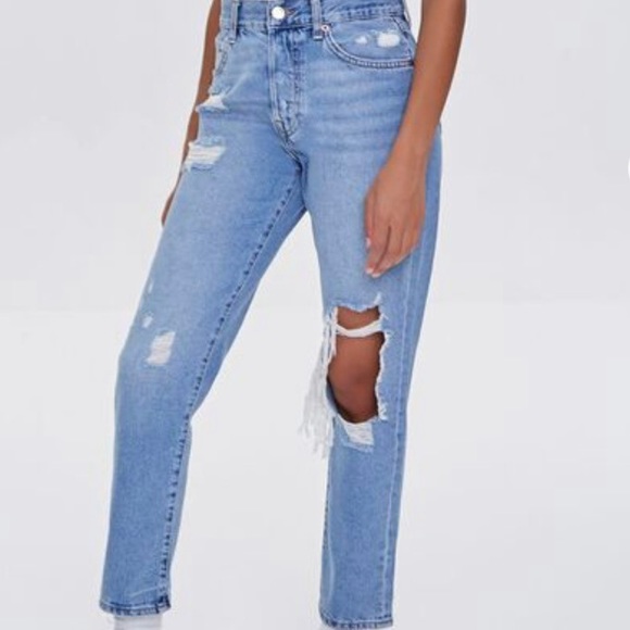 Forever 21 Premium Classic Mom Jeans NWT - Picture 1 of 4
